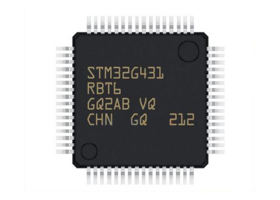 STM32G431RBT6 ARM Cortex-M4F MCU with 170MHz Speed 128KB Flash Memory and 32-Bit Single-Core in LQFP64 Package