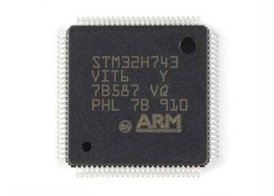 480MHz ARM Cortex M7 STM32H743VIT6 Single Core Microcontrollers Chip LQFP100