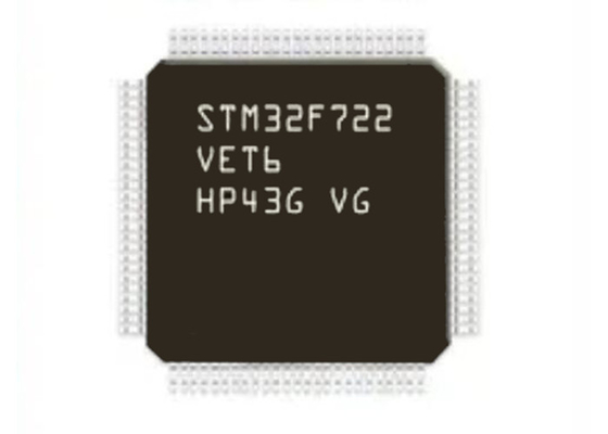 32BIT Single Core STM32F722VET6 512KB Microcontrollers IC LQFP100 High Performance