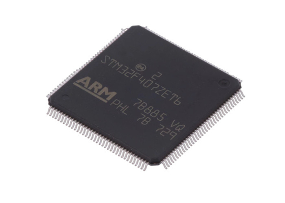 32-Bit Microcontroller IC STM32F407ZET6 ARM Cortex-M4 MCU 512KB Flash LQFP144 Package