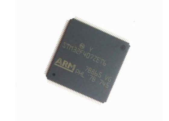 32-Bit Microcontroller IC STM32F407ZET6 ARM Cortex-M4 MCU 512KB Flash LQFP144 Package