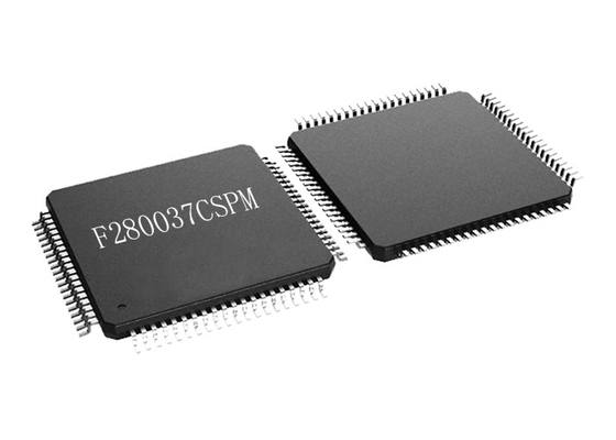 Real Time Microcontrollers F280037CSPN 120MHz Microcontrollers Chip LQFP80