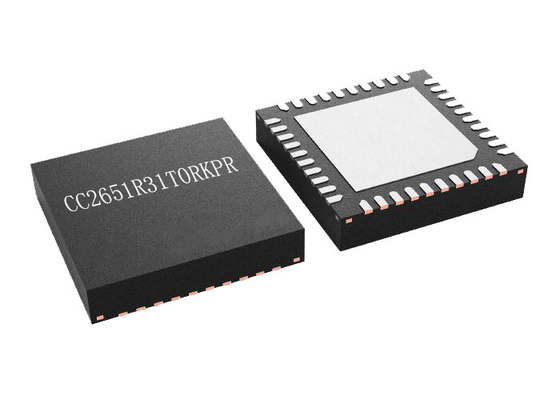 VQFN40 CC2651R31T0RKPR 32Bit Arm Cortex M4 Single Protocol 2.4GHz Wireless MCU