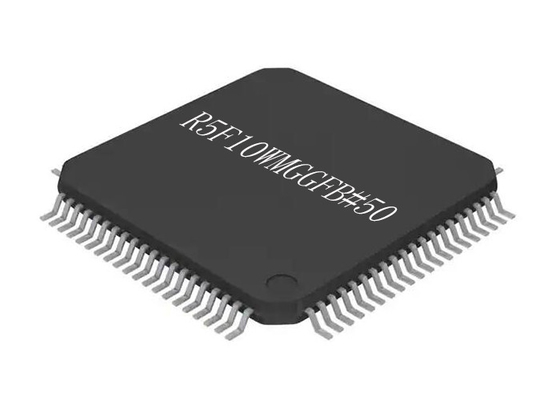 24MHz IC Chip R5F10WMGGFB#50 16Bit Microcontroller Chip LQFP80 128KB FLASH