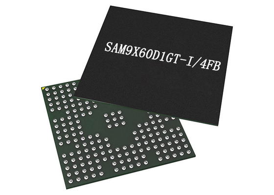 Microcontroller MCU SAM9X60D1GT-I/4FB 32-Bit Microprocessor IC 233-TFBGA Package