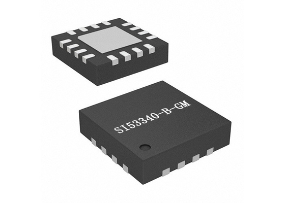 IC Chip SI53340-B-GM 1.25GHz Clock Fanout Buffer Multiplexer IC 16-VFQFN