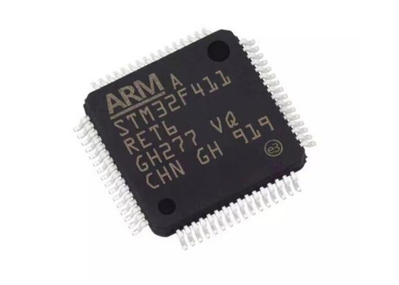 High Performance STM32F411RET6 Microcontroller Chip LQFP64 Arm Cortex M4 Core 100MHz