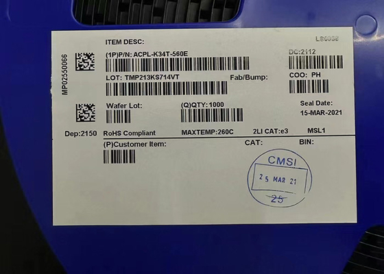 ACPL-K34T-560E Automotive 2.5 A Peak High Output Current MOSFET Gate Drive Optocoupler