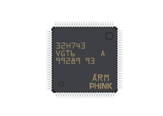 Single Core 32 Bit MCU STM32H743VGT6 Arm Cortex M7 MCU Flash 1MB RAM