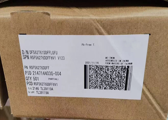 IC Chip R5F562T6DDFF 32-Bit Single-Core Microcontroller IC 100MHz 64KB Flash