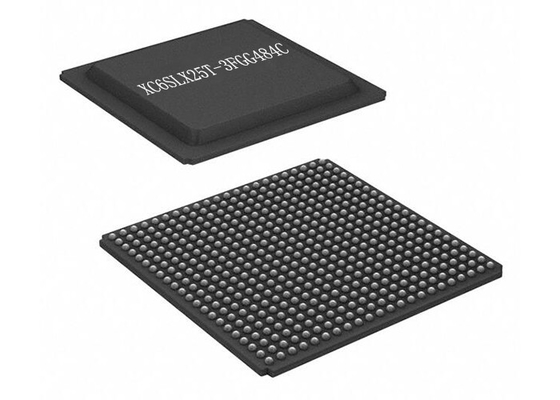 Integrated Circuit Chip XC6SLX25T-3FGG484C 484FBGA Field Programmable Gate Array