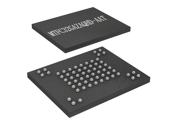 200MHz MTFC32GAZAQHD-AAT FLASH NAND Memory Chip 153VFBGA Integrated Circuit Chip