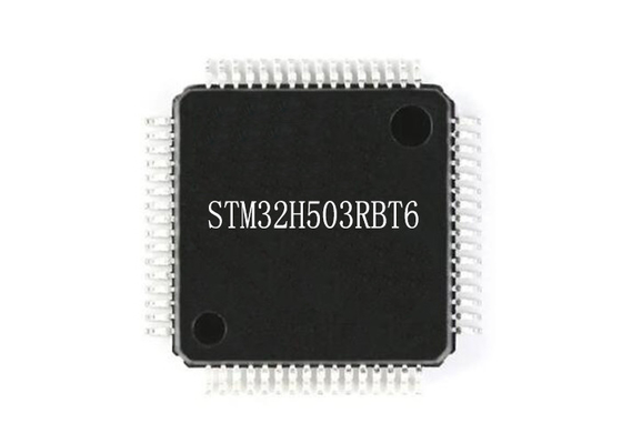Microcontroller MCU STM32H503RBT6 LQFP64 250MHz Microcontroller IC 128KB Flash