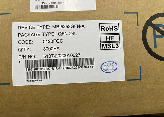 16 Channel MBI5253GFN-A PWM Constant Current LED Driver 24QFN Integrated Circuit Chip