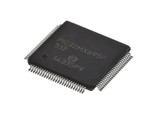 32Bit Microcontrollers IC PIC32MX695F512H-80V/PT Microcontroller MCU 64TQFP IC Chip