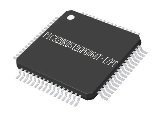 Single Core PIC32MK0512GPG064T-I/PT Microcontroller MCU 64TQFP Microcontroller IC