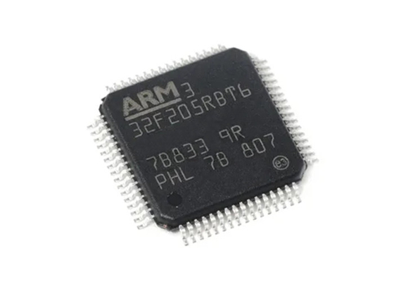 Microcontroller MCU STM32F205RBT6 64-LQFP Microcontroller IC Surface Mount
