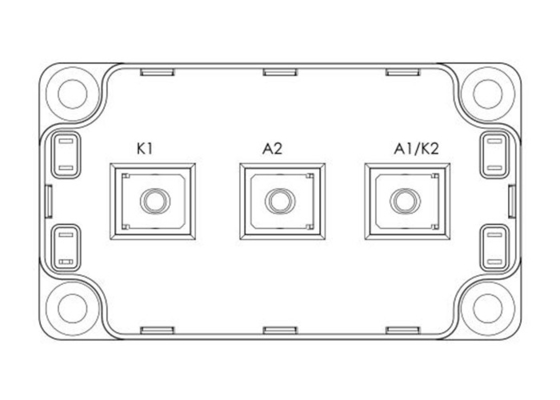 1200V Automotive IGBT Modules MSCDC450A120AG Rectifiers Diode Arrays Module 450A