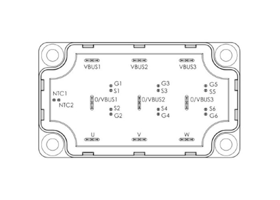 Automotive IGBT Modules MSCSM120TAM16CTPAG 728W Discrete Semiconductor Modules