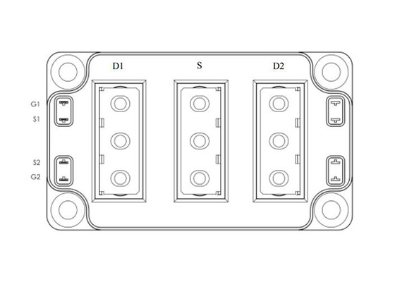 Automotive IGBT Modules MSCSM70DUM017AG 2N-Channel SiC MOSFET Power Module 700V