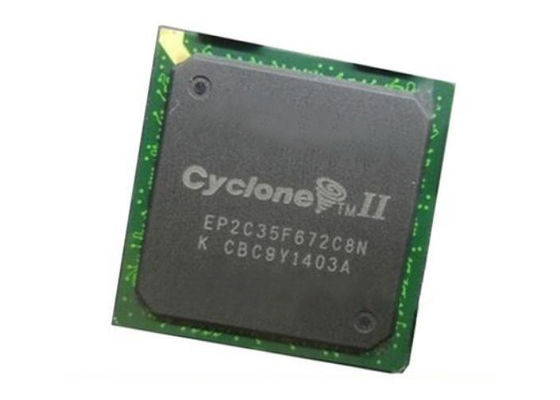 EP2C35F672C8N Cyclone II FPGA Field Programmable Gate Array with 33216 Logic Elements 1.15V to 1.25V Operating Voltage and 475 I/O