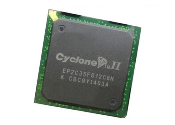 672-FBGA EP2C35F672C8 Cyclone II Field Programmable Gate Array 260MHz FPGA Chips