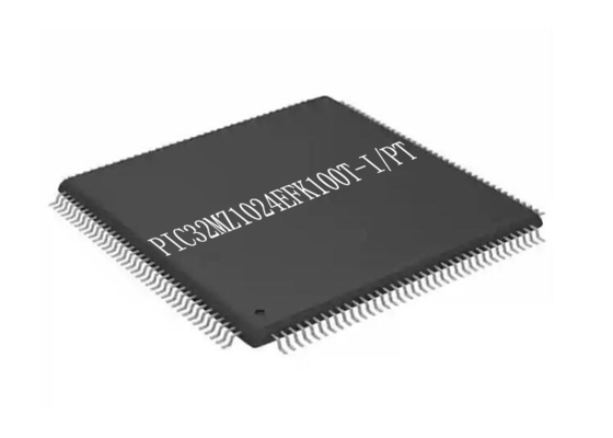 1MB Flash Microcontrollers Chip PIC32MZ1024EFK100T-I/PT TQFP100 Single Core 200MHz