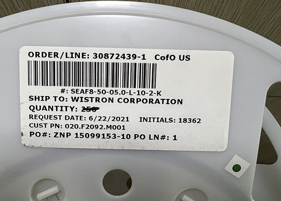 SEAF8-50-05.0-L-10-2-K Integrated Circuit Chip 500 Position Board To Board Connector