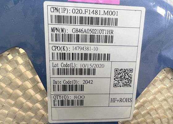 G846A050210T1HR SMD Integrated Circuit Chip Tubes And Wire Housings