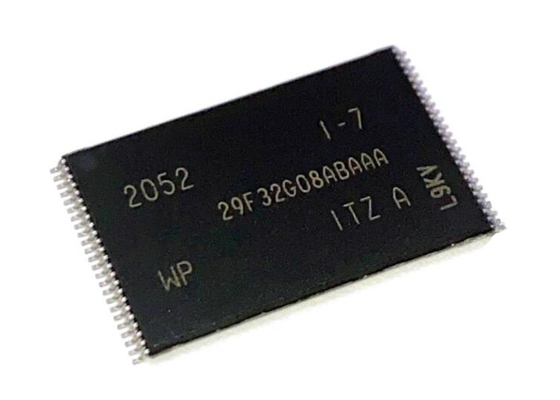 Integrated Circuit Chip MT29F32G08ABAAAWP-ITZ:A Asynchronous NAND Flash Memory IC