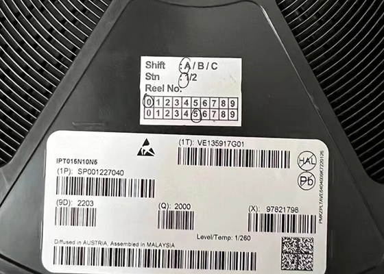 N Channel IPT015N10N5 100V Power Transistor 8-PowerSFN Integrated Circuit Chip