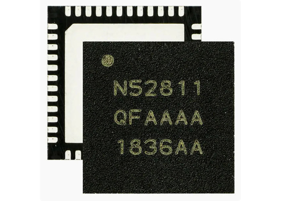 2.4GHz 48-VFQFN Surface Mount RF Transceiver IC NRF52811-QFAA-B-R7