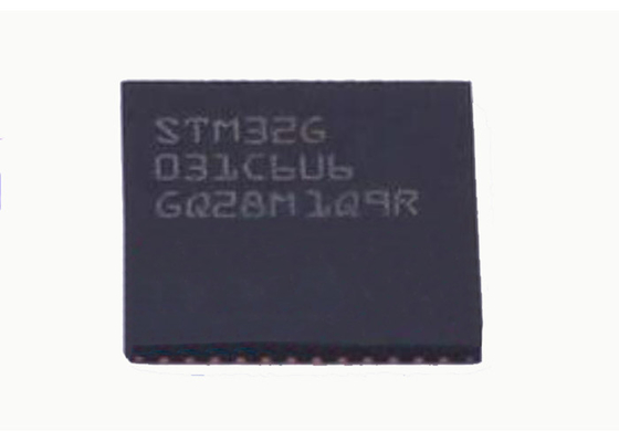 64MHz MCU Microcontroller IC STM32G031C6U6 ARM Cortex-M0+ 48-UFQFN