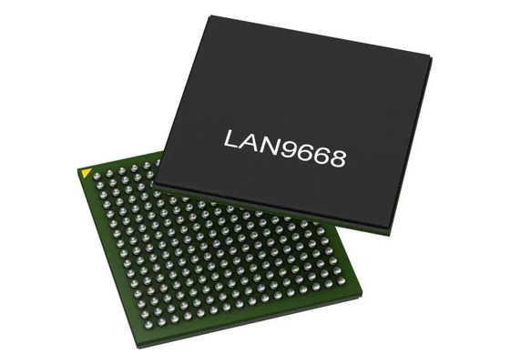 Integrated Circuit Chip LAN9668/9MX 8 Port Gigabit Ethernet Switch IC 256-LFBGA