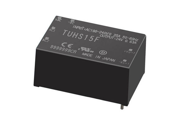 AC DC Converters TUHS15F12 AC-DC Power Supplies PCB Mount Type , 6-DIP Module