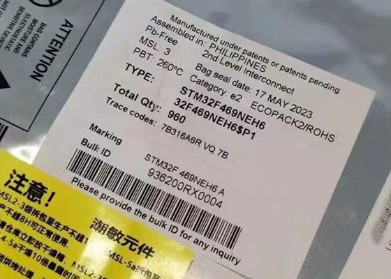 Microcontroller MCU STM32F469NEH6 32-Bit Single-Core 180MHz 512KB Flash