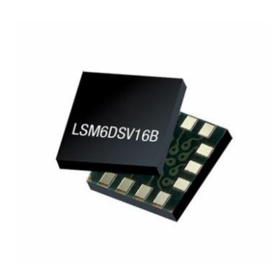 LSM6DSV16BTR Sensor IC 6-Axis Inertial Measurement Unit with 3D Accelerometer and Gyroscope in LGA-14 Package