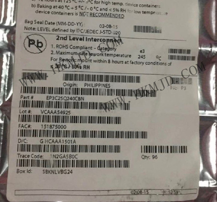 Field Programmable Gate Array EP3C25Q240C8N
 FPGA Chip 315MHz 1539LAB Cyclone III Programmable Logic Ics
