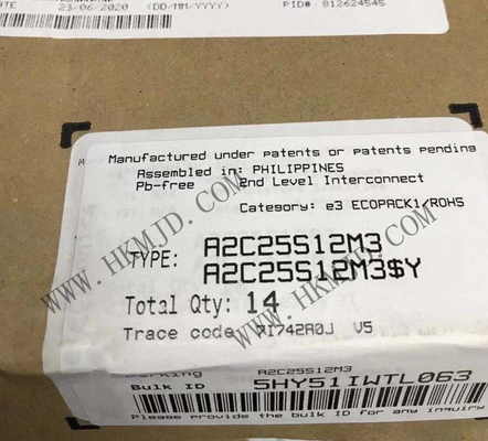 Automotive IGBT Modules A2C25S12M3 25A 197W Trench Gate Field-Stop IGBT Modules