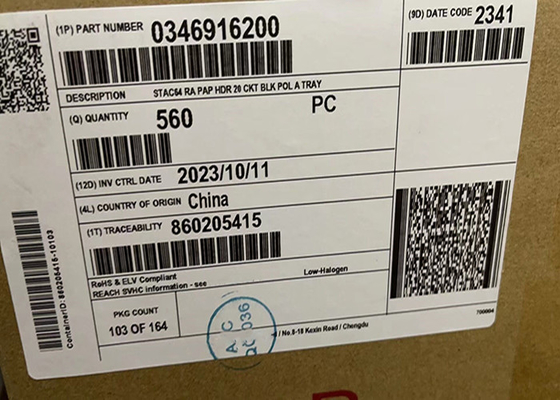 Integrated Circuit Chip 34691-6200 Automotive Rectangular Connectors