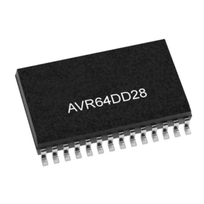 Microcontroller MCU AVR64DD28-E/SS
 64KB Flash 24MHz AVR DD Microcontroller
