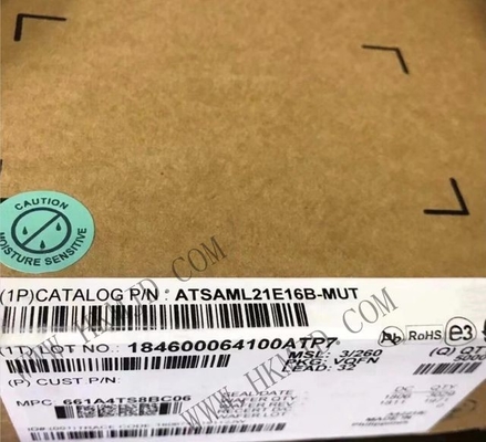Microcontroller MCU ATSAML21E16B-MUT
 10 Channel 48MHz 8Bit Embedded MCU VQFN32
