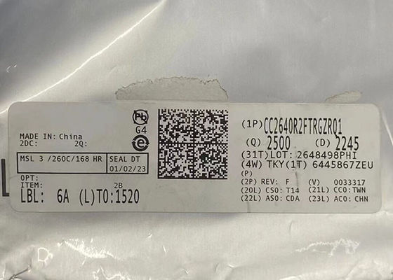 CC2640R2FTRGZRQ1 32-bit Arm Cortex-M3 BT 5.1 Low Energy Wireless MCU With 128KB Flash