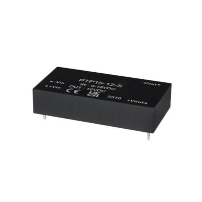 Integrated Circuit Chip PTP15-12-S24 Isolated Module 24V 625mA DC DC Converter