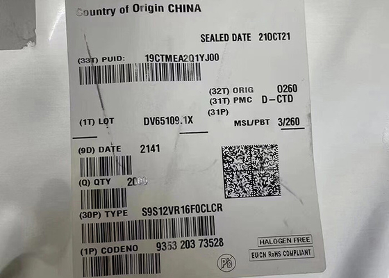 Microcontroller MCU S9S12VR16F0CLCR 25MHz S12VR Mixed-Signal Microcontroller 32-LQFP