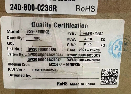Wireless Communication Module EC25EFA-MINIPCIE M2M-Optimized LTE Cat 4 Module