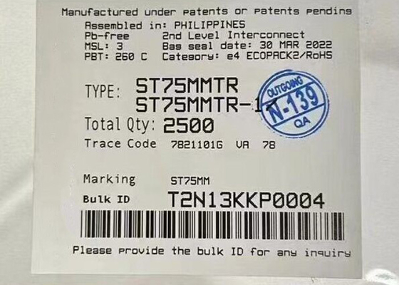 Integrated Circuit Chip ST75MMTR Power Line Communication System On Chip VFQFPN-48