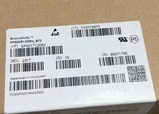 Automotive IGBT Modules FF600R12ME4B72 Half Bridge 1200V Chassis Mount 1200A 20mW IGBT Module