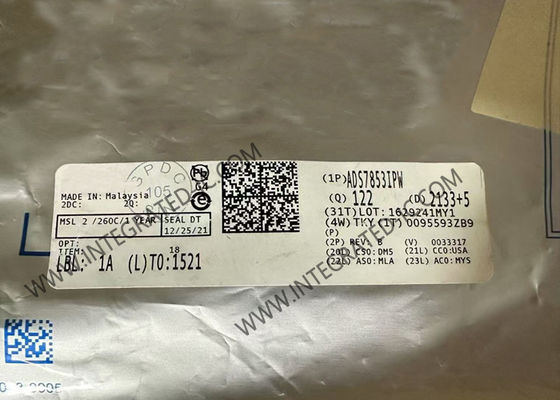 ADS7853IPW Integrated Circuit Chip Dual High-Speed Simultaneous-Sampling Analog-To-Digital Converters