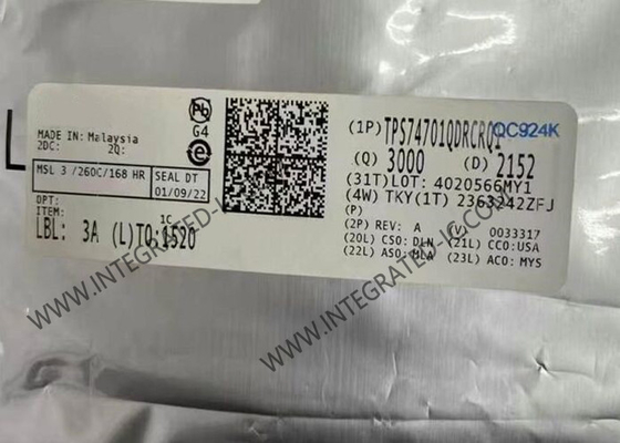 TPS74701QDRCRQ1 Integrated Circuit Chip Automotive 500mA Adjustable Ultra-Low-Dropout Voltage Regulator